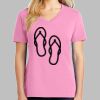 Ladies Core Cotton V Neck Tee Thumbnail