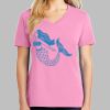 Ladies Core Cotton V Neck Tee Thumbnail