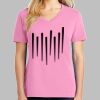 Ladies Core Cotton V Neck Tee Thumbnail