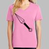 Ladies Core Cotton V Neck Tee Thumbnail
