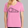 Ladies Core Cotton V Neck Tee Thumbnail