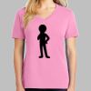 Ladies Core Cotton V Neck Tee Thumbnail
