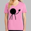Ladies Core Cotton V Neck Tee Thumbnail