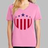 Ladies Core Cotton V Neck Tee Thumbnail