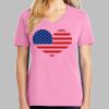 Ladies Core Cotton V Neck Tee Thumbnail