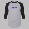 Three-Quarter Raglan Sleeve Baseball Jersey Thumbnail