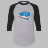 Three-Quarter Raglan Sleeve Baseball Jersey Thumbnail
