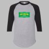 Three-Quarter Raglan Sleeve Baseball Jersey Thumbnail