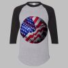 Three-Quarter Raglan Sleeve Baseball Jersey Thumbnail